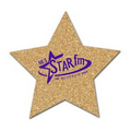 Star Shaped All Natural Cork Coasters